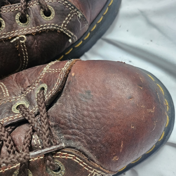 Doc Dr Martens Industrial Gunby Leather Steel Toe Work Shoes Womens 11 Men’s 10 - Picture 6 of 7